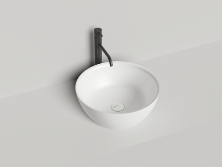 Раковина из искусственного камня S-Sense Salini ALDA 1102110GF 40х40 накладная цвет мультиколор